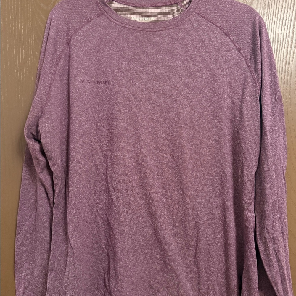 Mammut Heathered Plum Long Sleeve Tee
